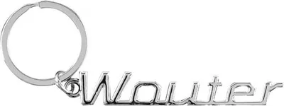 Productafbeelding van Cool car keyrings - Auto sleutelhanger met naam Wouter