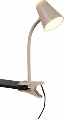 Immagine prodotto di Lampada a LED a pinza, grigiastra, flessibile, H 33 cm