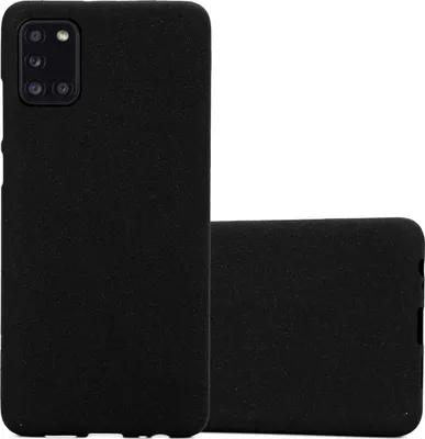 Image de Cadorabo Housse pour Samsung Galaxy A31 Housse en noir Housse pour portable TPU Etui Cover Case