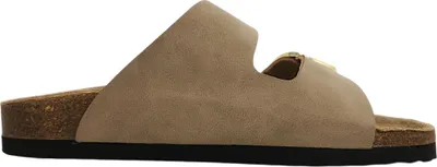 Image de Jane Klain : Sandales plates, couleur beige, pour le quotidien