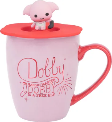 Image de Kubek premium Erik Harry Potter Dobby z pokrywką 350ml - Idealny na kawę i herbatę