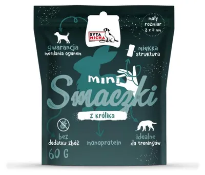 Obrázek produktu pro Králičí mini tréninkové pamlsky pro psy 60g
