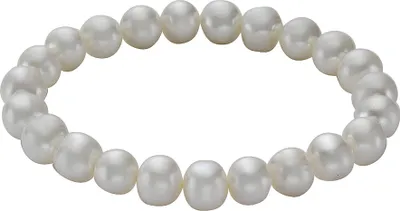 Produktbild von Armband Süßwasserzuchtperlen weiß 8,0 - 8,5 mm