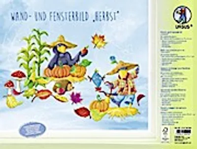 Produktbild von Wand- und Fensterbild Herbst, 1 Set