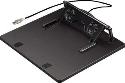 Produktbild von Hama Notebook Stand, USB, Schwarz, 2 Stück(e), 360°, 558 g, 310 mm, 300 mm