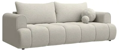 Produktbild von Selsey Dandelino - 3-Sitzer Sofa mit Schlaffunktion, Chenille-Bezug, graubeige