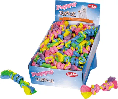 Produktbild von Seilspielzeug mit Gummi 48Stk