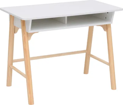 Zdjęcie produktu dla Rebecca Mobili biurko dziecięce Meryta 70x90x50 MDF sosna biały brąz