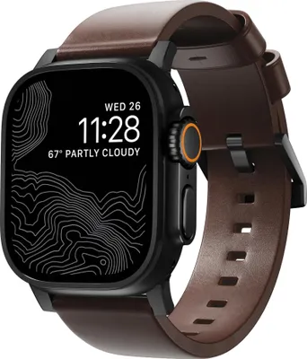 Produktbild von Nomad NM1A4RBM00, Band, Smartwatch, Braun, Apple, Apple Watch Sport, Apple Watch, Apple Watch Edition, Leder