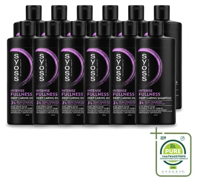 Produktbild von 12 x Syoss Intense Fullness Shampoo - 440 ml - Großpackung - 12 Stücke