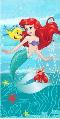 Produktbild von The Little Mermaid - Handtuch, Baumwolle AG3057 (Einheitsgröße) (Bunt)
