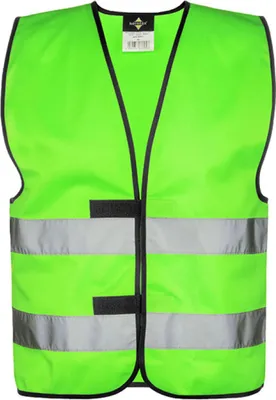 Produktbild von Korntex KXVW | Herren Warnweste EN ISO 20471 - Farbe: Neon Green - Größe: XL