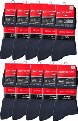 Produktbild von Pierre Cardin Herren Business Socken Baumwolle Strümpfe Dunkelblau 43-46 30 Paar