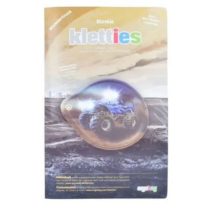 Image de ergobag accessoires pour cartables Blinkie-Klettie Monstertruck noir multicolore
