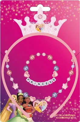 Image de CERDÁ LIFE'S LITTLE MOMENTS Cerda Bijoux fantaisie, 3 pièces, Princess, 12,5 x 19,0 x 0,1 cm, Multicolore
