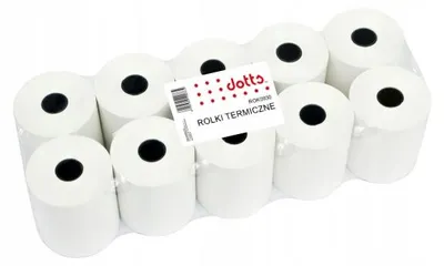 Produktbild von Emerson DOTTS Thermopapierrollen 57x20mm BPA FREI 10 Stück