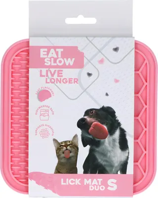 Produktbild von Eat Slow Live Longer Lick Mat Duo S Pink