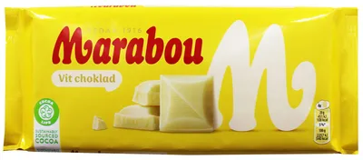 Produktbild von Marabou Vit Choklat 180g - Weisse Schokolade