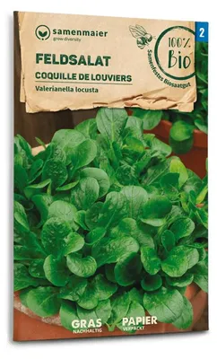 Artikelbild 1 von 'BIO Feldsalat Coquille de Louviers' aus der Kategorie Feldsalatsamen