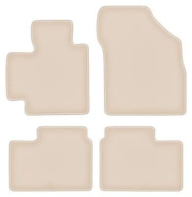 Produktbild von Velours-Fußmatten für Suzuki Ignis III 2015- (Schrägheck) – 4-tlg, Beige, passgenau – Wielganizator FORTUNA