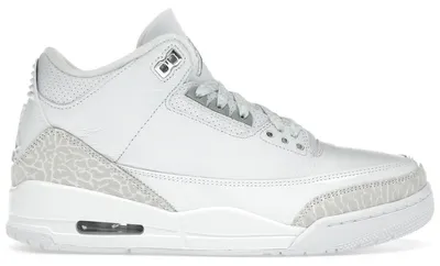 Zdjęcie produktu dla Nike Air Jordan 3 Retro "Pure Money White Silver" CT8532-111, Rozmiar: 50,5