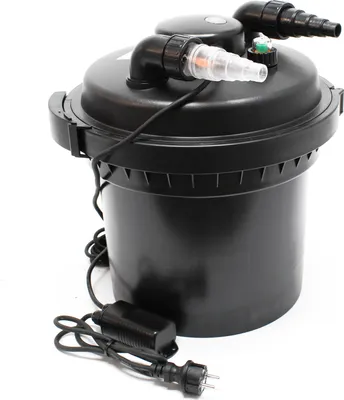 Produktbild von SunSun CPF-280 Druckteichfilter 9000 l/h / 11 W UVC Einheit, Teichdruckfilter für Teiche bis 8000 Liter, Teichklärer, Filteranlage