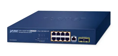 Produktbild von Planet 8-Port PoE++ Managed Switch GS-4210-8UP2S