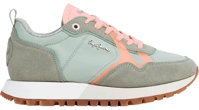 Imagen del producto de Zapatillas Pepe Jeans para mujer, modelo Ari Snug W, color verde "Palm Green", talla 5 (Reino Unido)