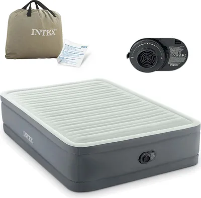 Immagine prodotto di Materasso gonfiabile 191x137x46 cm con pompa elettrica integrata INTEX 64904ND