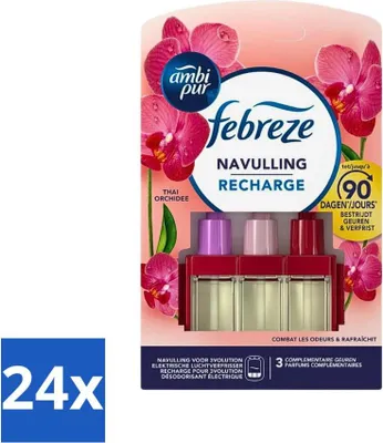 Produktbild von Ambi Pur 3volution Thai Orchid Nachfüllpackung 20 ml - Vorteilspack - 24 Stücke