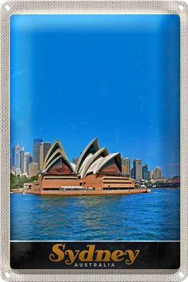 Produktbild von Blechschild Reise 20x30cm Sydney Australien Oper Haus Urlaub