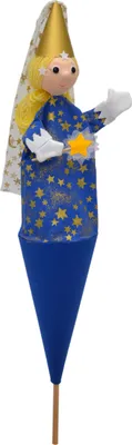 Produktbild von Tütenkasper / Tütenpuppen Fee Prinzessin 59 cm Mehrfarbig, 11088C