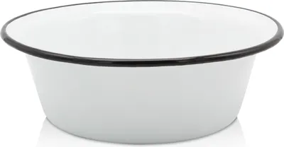 Produktbild von Karl Krüger 101201 Schüssel emailliert, weiß, Ø 20 cm