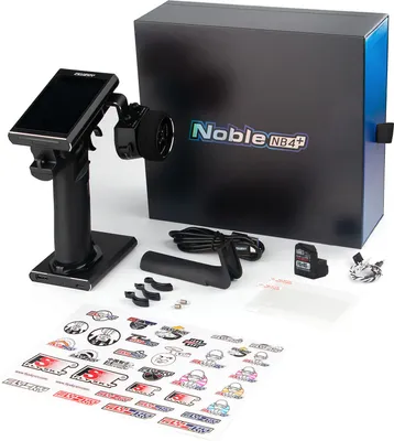 Zdjęcie produktu dla Pilot zdalnego sterowania Flysky Noble NB4+ 2.4G 8CH z odbiornikiem FGR4S z protokołem AFHDS 3 do zdalnie sterowanych modeli samochodów i łodzi