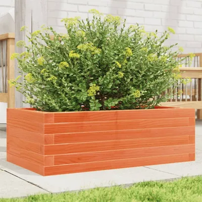 Obrázok produktu pre Maison Exclusive - Kvetináč voskovohnedý 70x40x23 cm Masívne drevo borovica