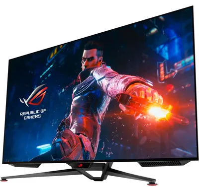 Produktbild von ASUS ROG Swift PG42UQ, 105,4 cm (41.5"), 3840 x 2160 Pixel, 4K Ultra HD, OLED, 0,1 ms, Schwarz