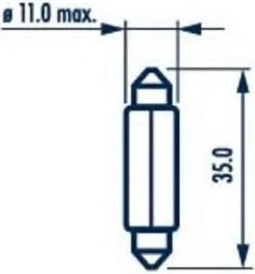 Immagine prodotto di C5W 24V/5W 11X35Mm Sv8,5-8 10Pz.