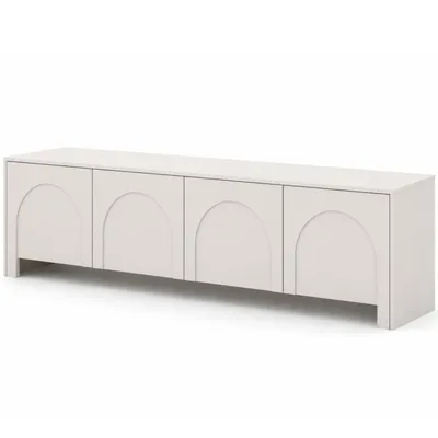 Produktbild von Lowboard Vento Kaschmir  Breite: 203,5 / Höhe: 51cm  / Tiefe: 35 cm,  4 Türen