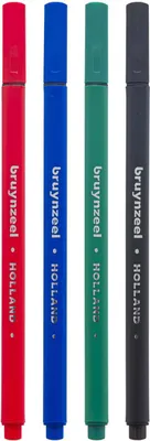 Image de Bruynzeel Fineliner Set 4 couleurs
