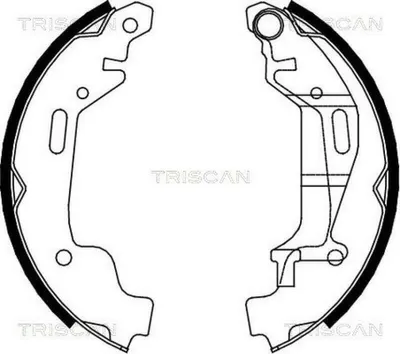 Produktbild von TRISCAN Bremsbackensatz Hinten 8100 24001