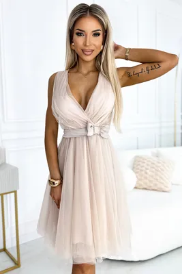 Produktbild von Numoco Minikleid für Frauen Hannibal beige One size
