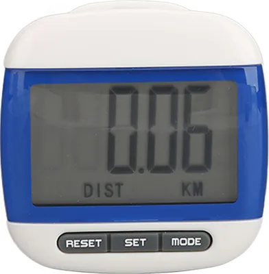 Immagine prodotto di Pedometro da passeggio Grande display LCD Conteggio calorie passi con clip per anziani adulti Esercizio Blu