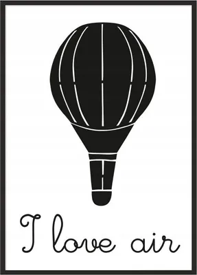 Image de Affiche photo dans cadre A4 cm Ballon PD025