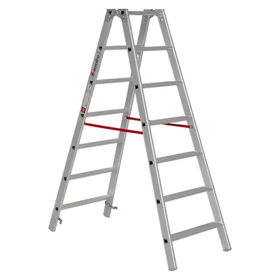 Produktbild von Euroline 20577 Stufenstehleiter 2x7 Stufen