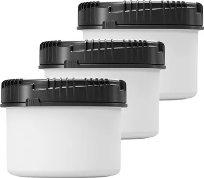 Produktbild von 3er Set: 500 ml Packo Vorratsdose, Dose mit Deckel, Frischhaltedose, Mehldose, Gewürzdose