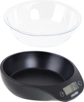 Immagine prodotto di Mesko MS3164 Bilancia elettronica da cucina con ciotola, precisa, 5 kg, nera
