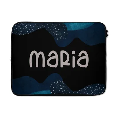 Produktbild von MuchoWow® Laptop Hülle 17 Zoll Laptoptasche Maria - Pastell - Mädchen - Zipper - Schutzabdeckung