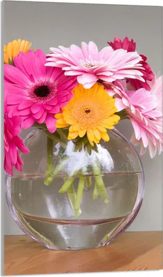 Produktbild von Glasschneidebrett 30x52 Blumen