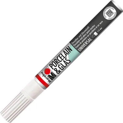 Zdjęcie produktu dla Marabu 012331070 Marker "Porcelain & Glas Painter" weiß