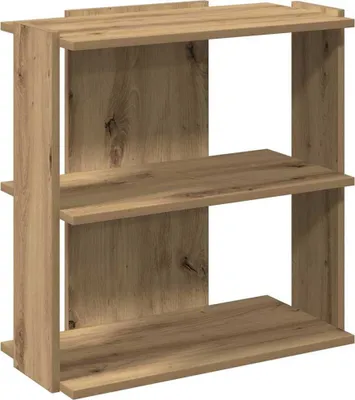 Immagine prodotto di vidaXL Libreria 3 ripiani Rovere artigianale 60x30x60 cm Materiale a base di legno